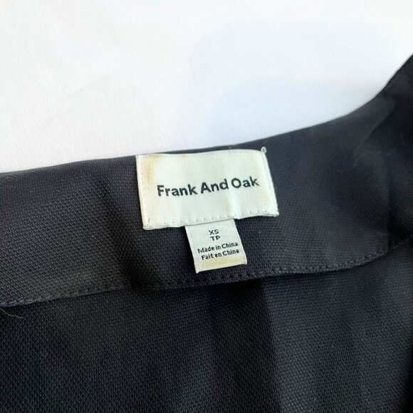 FRANK AND OAK BLACK BELTED MINI SHIRT DRESS 2510240 - XS - Picture 3 of 7